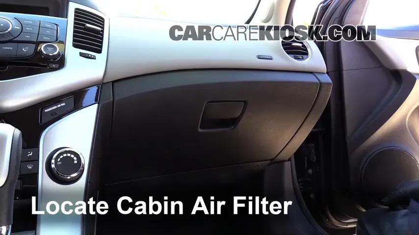 2014 Chevrolet Cruze LS 1.8L 4 Cyl. Sedan (4 Door) Air Filter (Cabin) Replace